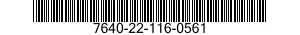 7640-22-116-0561  7640221160561 221160561