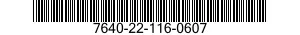 7640-22-116-0607  7640221160607 221160607