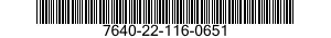 7640-22-116-0651  7640221160651 221160651