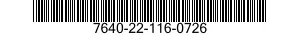 7640-22-116-0726  7640221160726 221160726