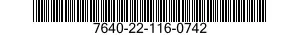 7640-22-116-0742  7640221160742 221160742