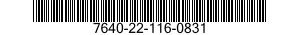 7640-22-116-0831  7640221160831 221160831