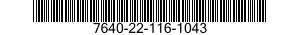 7640-22-116-1043  7640221161043 221161043