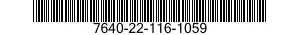 7640-22-116-1059  7640221161059 221161059
