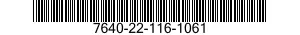 7640-22-116-1061  7640221161061 221161061