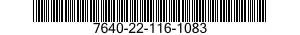 7640-22-116-1083  7640221161083 221161083