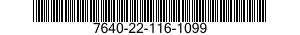 7640-22-116-1099  7640221161099 221161099
