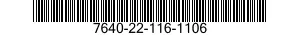 7640-22-116-1106  7640221161106 221161106