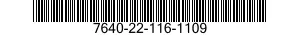 7640-22-116-1109  7640221161109 221161109