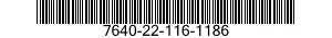7640-22-116-1186  7640221161186 221161186