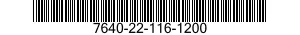 7640-22-116-1200  7640221161200 221161200