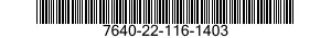 7640-22-116-1403  7640221161403 221161403