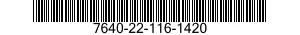7640-22-116-1420  7640221161420 221161420