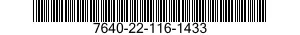 7640-22-116-1433  7640221161433 221161433