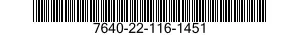 7640-22-116-1451  7640221161451 221161451