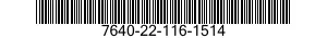 7640-22-116-1514  7640221161514 221161514