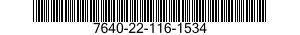 7640-22-116-1534  7640221161534 221161534