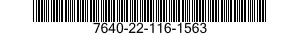 7640-22-116-1563  7640221161563 221161563