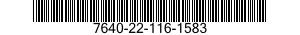 7640-22-116-1583  7640221161583 221161583