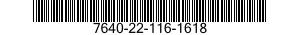 7640-22-116-1618  7640221161618 221161618