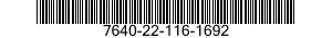 7640-22-116-1692  7640221161692 221161692