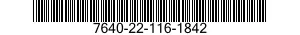 7640-22-116-1842  7640221161842 221161842