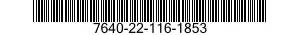 7640-22-116-1853  7640221161853 221161853