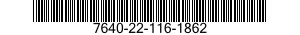 7640-22-116-1862  7640221161862 221161862