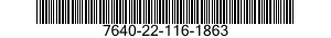 7640-22-116-1863  7640221161863 221161863