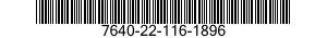 7640-22-116-1896  7640221161896 221161896
