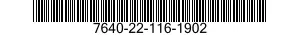 7640-22-116-1902  7640221161902 221161902
