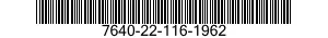 7640-22-116-1962  7640221161962 221161962
