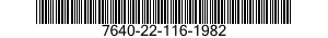 7640-22-116-1982  7640221161982 221161982