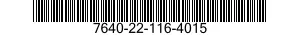 7640-22-116-4015  7640221164015 221164015