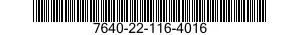 7640-22-116-4016  7640221164016 221164016