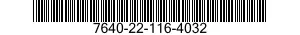 7640-22-116-4032  7640221164032 221164032