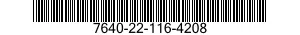 7640-22-116-4208  7640221164208 221164208