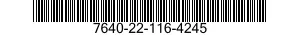7640-22-116-4245  7640221164245 221164245