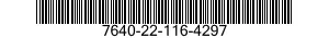 7640-22-116-4297  7640221164297 221164297
