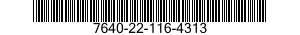 7640-22-116-4313  7640221164313 221164313