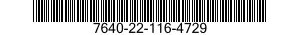 7640-22-116-4729  7640221164729 221164729