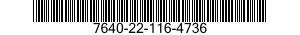 7640-22-116-4736  7640221164736 221164736
