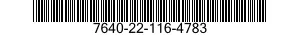 7640-22-116-4783  7640221164783 221164783