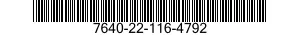 7640-22-116-4792  7640221164792 221164792