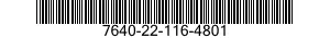 7640-22-116-4801  7640221164801 221164801