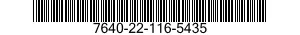 7640-22-116-5435  7640221165435 221165435