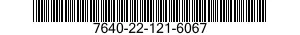 7640-22-121-6067 MAP 7640221216067 221216067