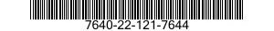7640-22-121-7644 MAP 7640221217644 221217644