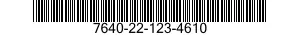 7640-22-123-4610 MAP 7640221234610 221234610