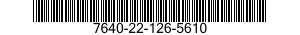 7640-22-126-5610 CHART 7640221265610 221265610